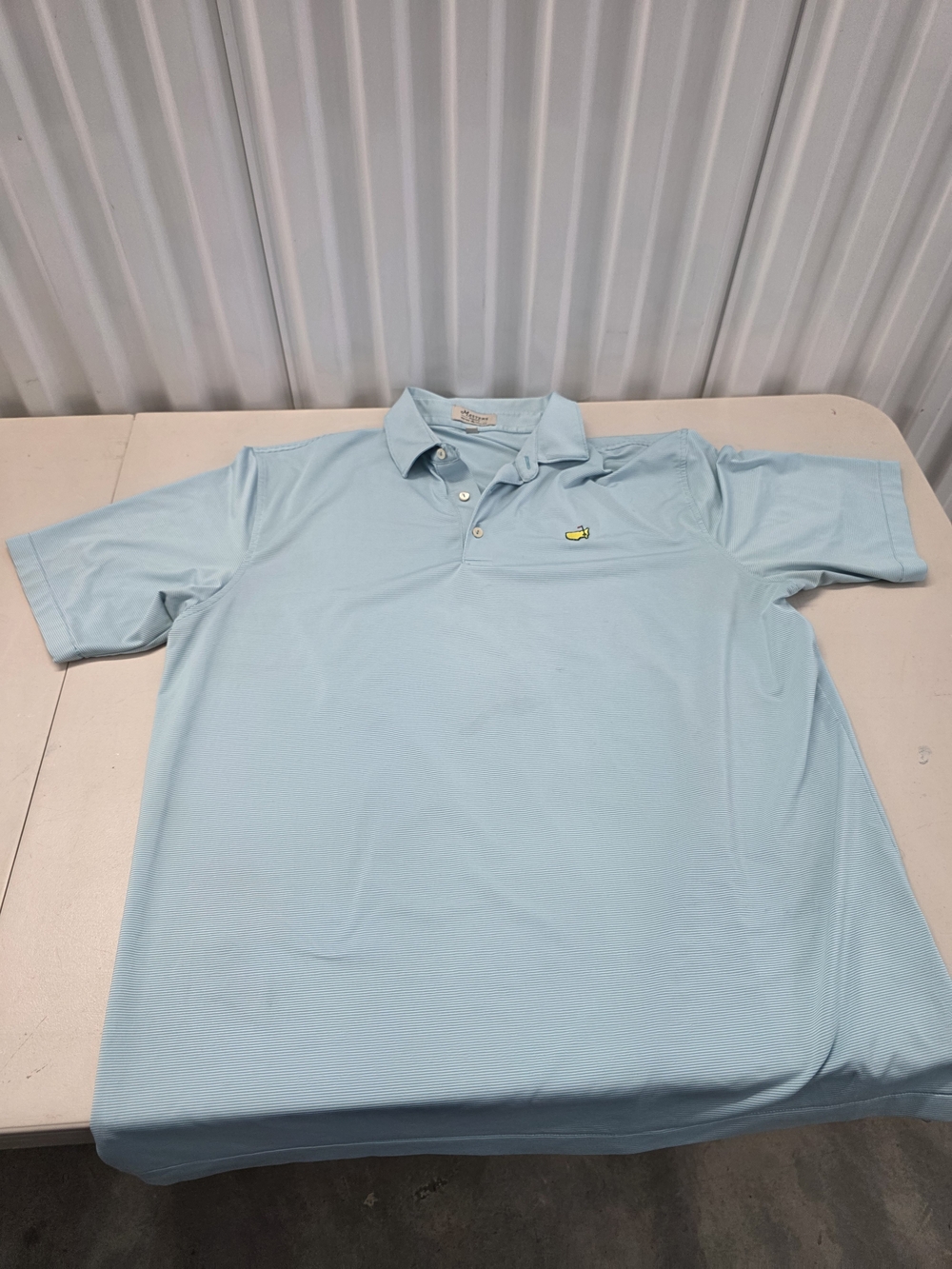 Peter Millar Masters Polo Shirt Men's Size XL.  Has A Blemish